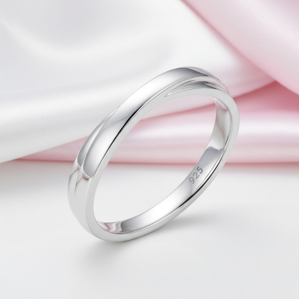 14K White Gold Men Wedding Band Ring-Black Diamonds New York