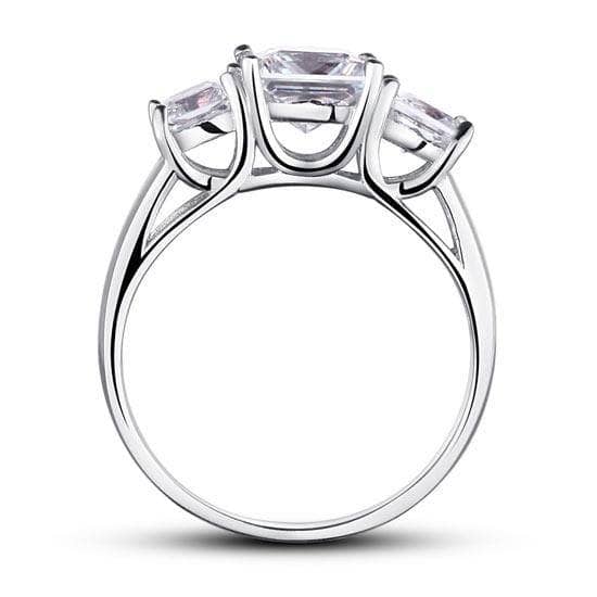 1.5 Carat 3-Stones Created Diamond Wedding Anniversary Ring