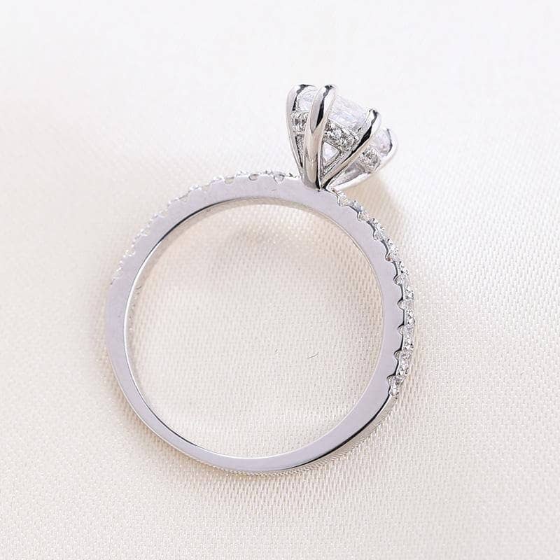 1.5 Carat Marquise Cut Engagement Ring-Black Diamonds New York
