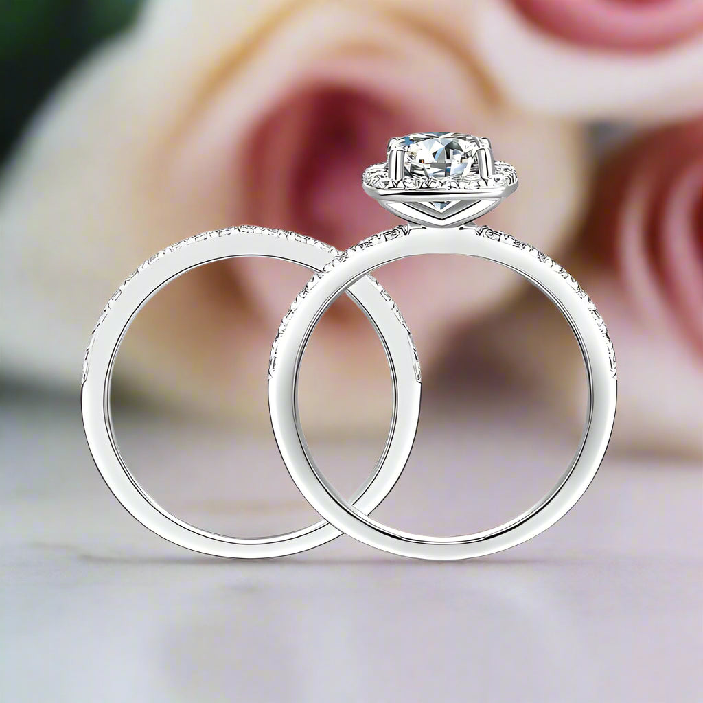 1 Carat Cushion Cut Diamond Ring-Black Diamonds New York