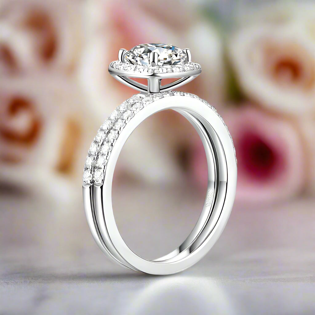 1 Carat Cushion Cut Diamond Ring-Black Diamonds New York