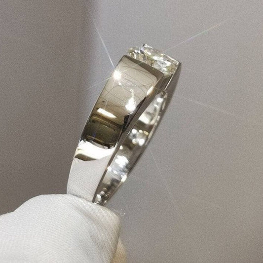 1ct 6.5mm Excellent Cut Diamond Wedding Band-Black Diamonds New York