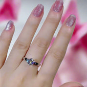 1ct D Color Round Diamond Engagement Ring-Black Diamonds New York