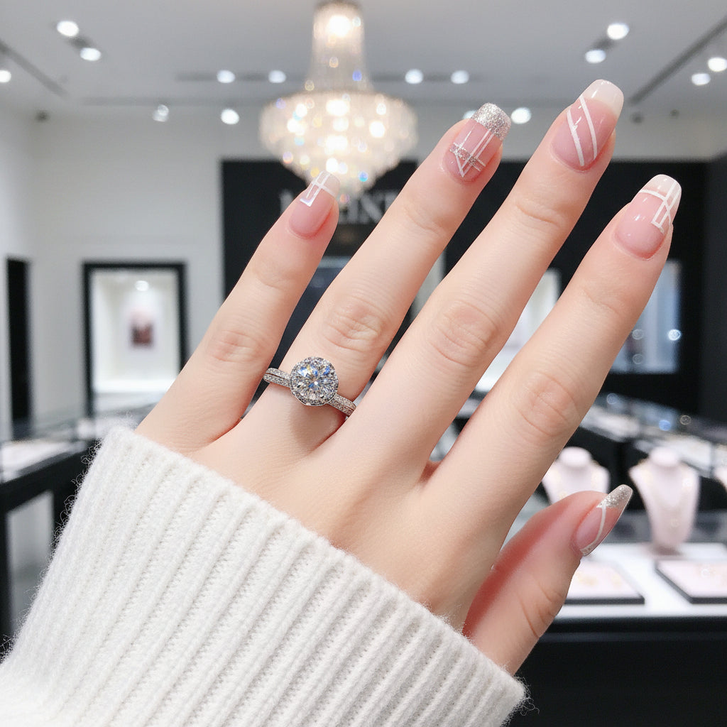 1ct High Blossom Design Diamond Option Ring-Black Diamonds New York