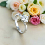 1ct Diamond Option 14k White Gold Ring
