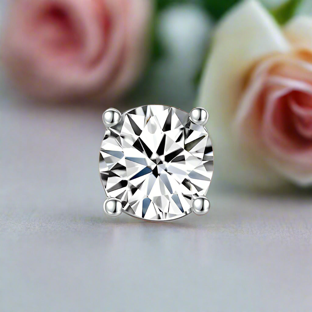 1ct Diamond 1pc Men's Earrings-Black Diamonds New York