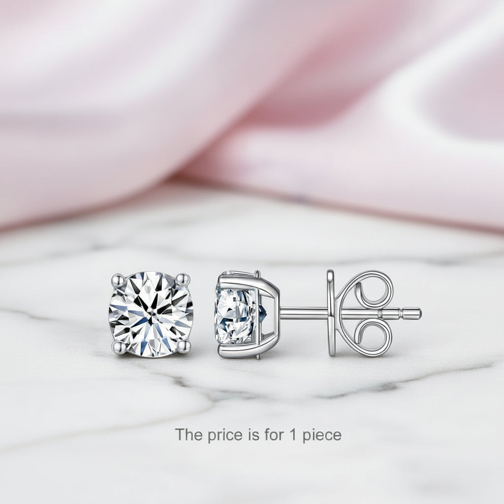 1ct Diamond Option 1pc Men's Earrings-Black Diamonds New York