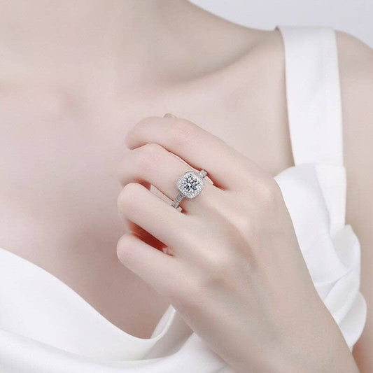 1ct Diamond Solitaire Wedding Ring-Black Diamonds New York