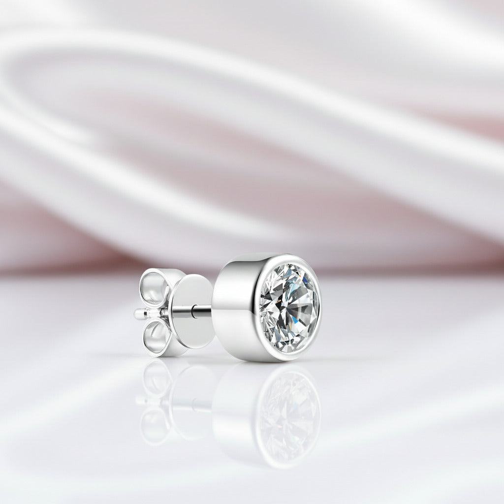 1ct Round Diamond Option Earring (1 Piece)-Black Diamonds New York