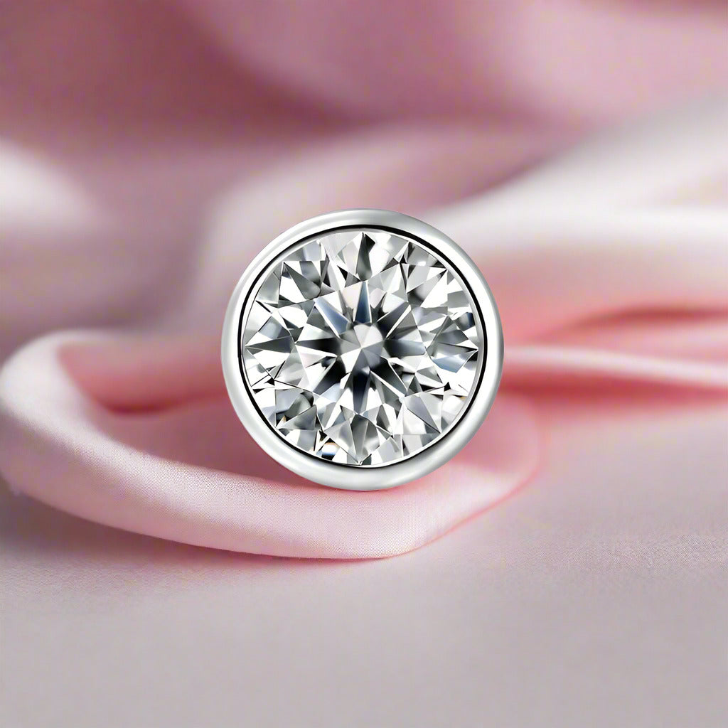 1ct Round Diamond Earring (1 Piece)-Black Diamonds New York