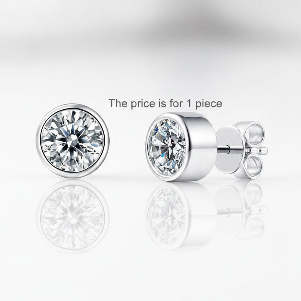 1ct Round Diamond Option Earring (1 Piece)-Black Diamonds New York