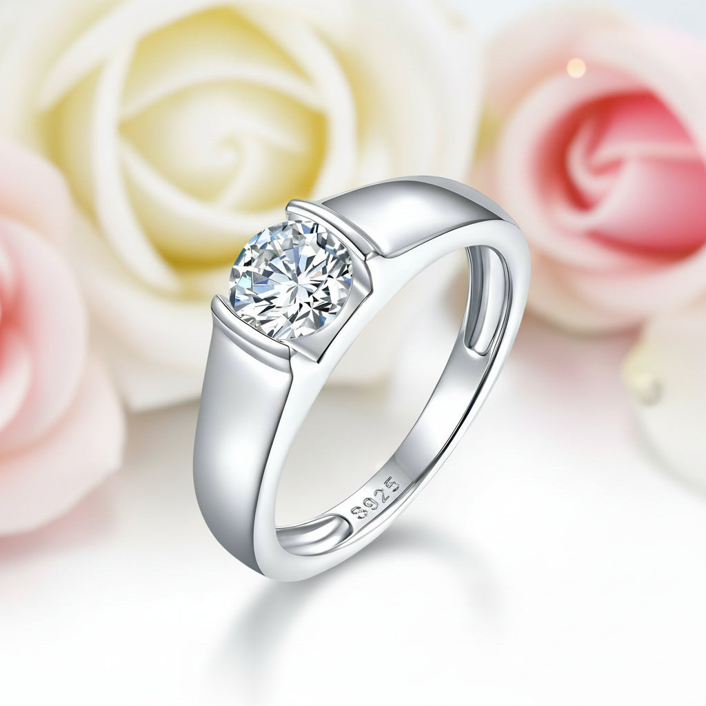 1ct Round Diamond Men's Ring-Black Diamonds New York