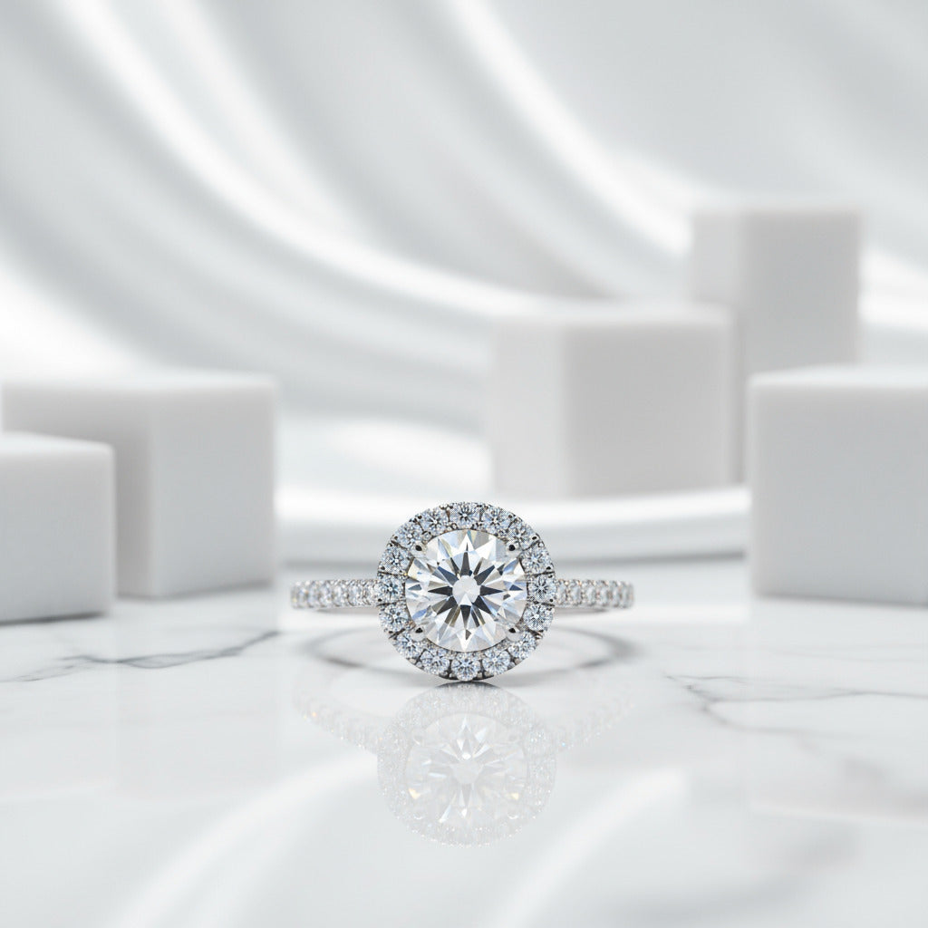 1ct VVS1 Diamond Ring Wedding Engagement Ring-Black Diamonds New York