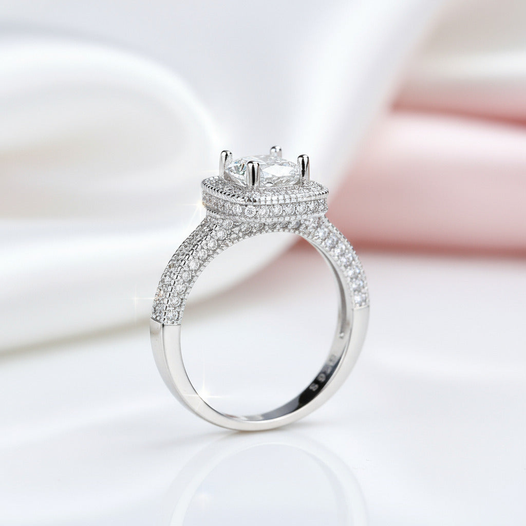 1ct Diamond Option Solitaire Wedding Ring-Black Diamonds New York