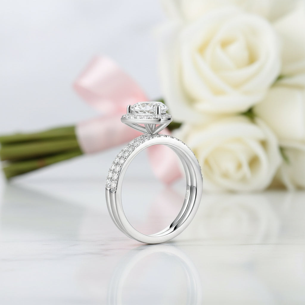 1ct Heart Cut Diamond Ring-Black Diamonds New York