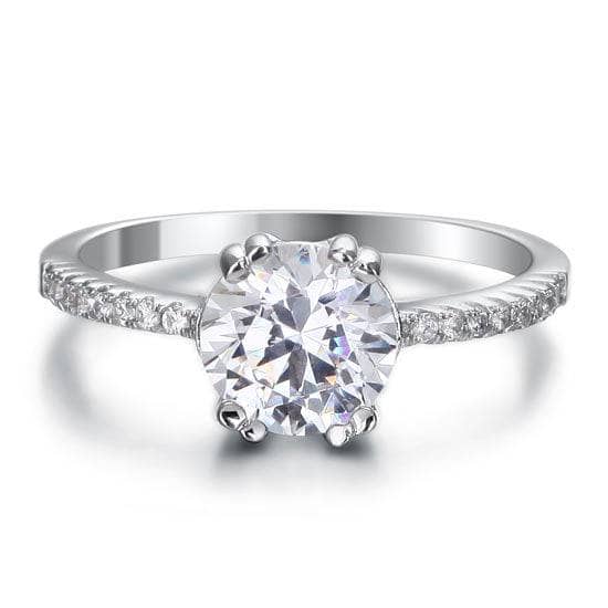 2 Carat Created Diamond Engagement Ring