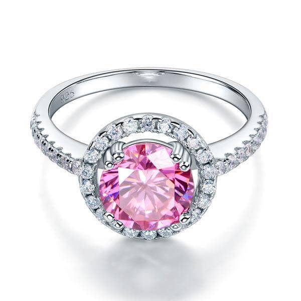 2 Carat Created Diamond Wedding Engagement Halo Ring