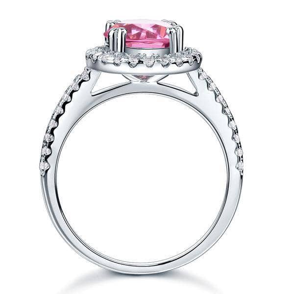 2 Carat Created Diamond Wedding Engagement Halo Ring