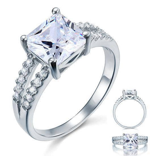 2 Carat Created Diamond Wedding Engagement Ring