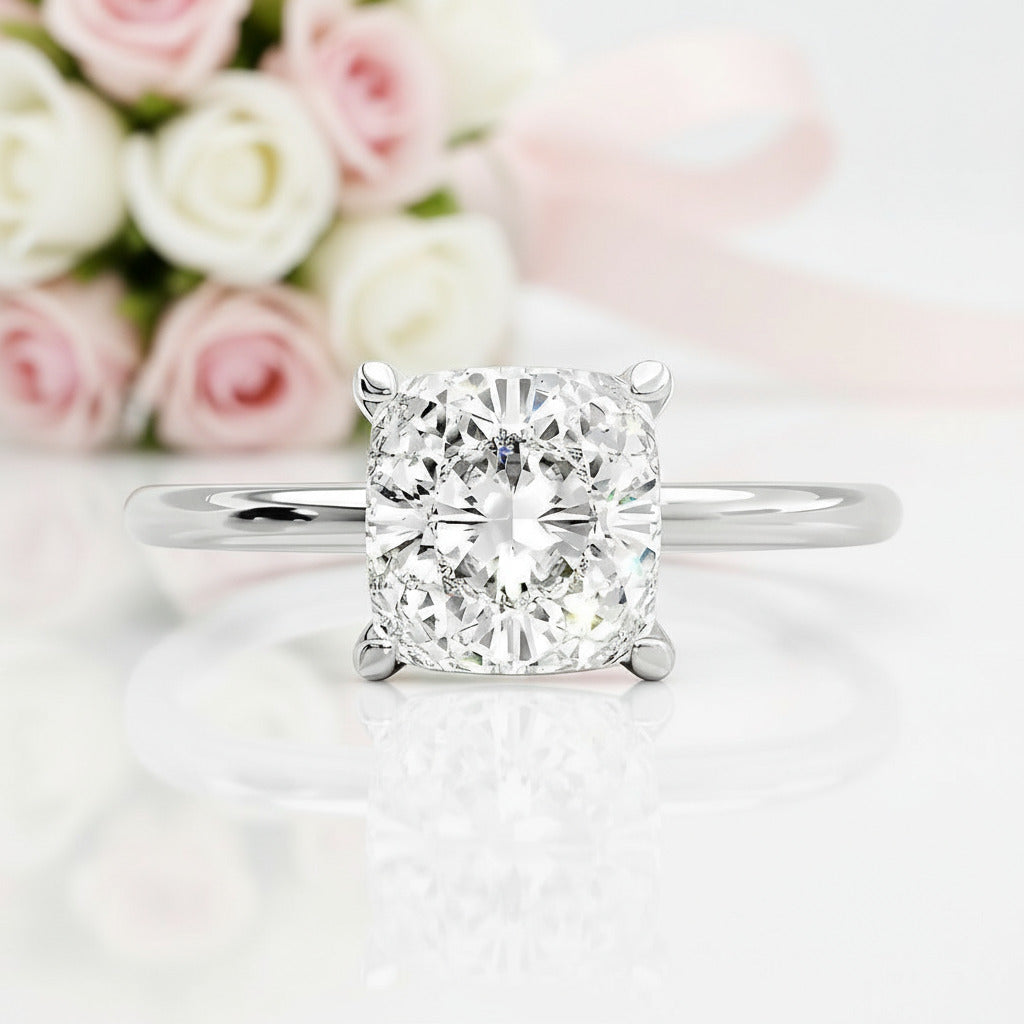 Princess Cut Diamond Engagement Ring – Black Diamonds New York