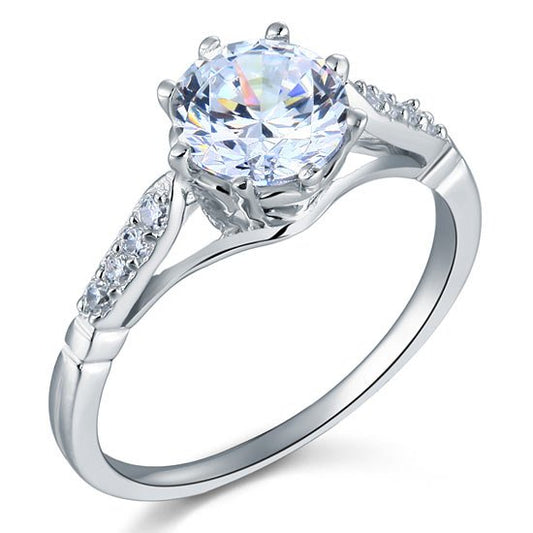 2.0ct Round-Cut Diamond Anniversary Ring - Black Diamonds New York