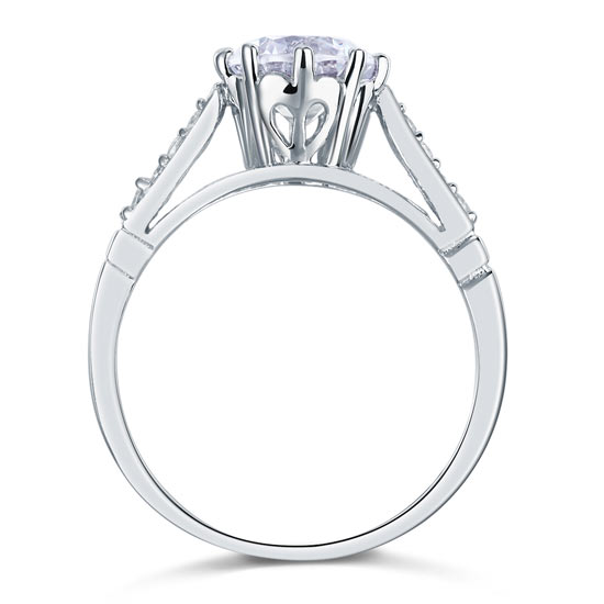 2.0ct Round-Cut Diamond Anniversary Ring-Black Diamonds New York