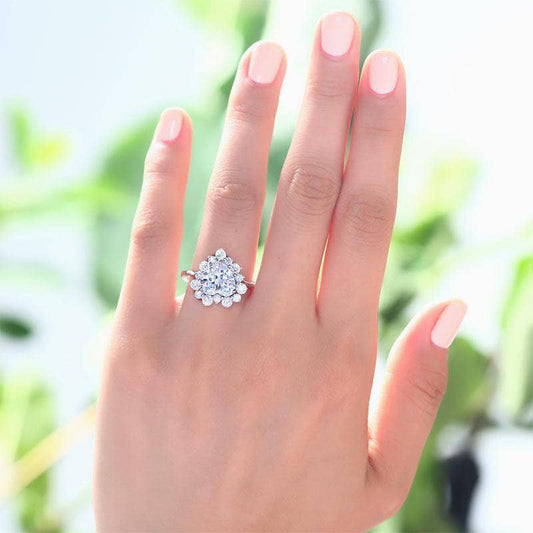 2.5 Carat Heart Cut Wedding Promise Engagement Ring