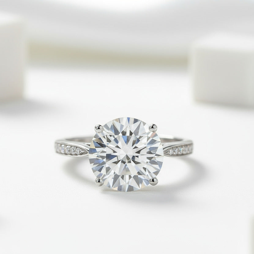 2.5ct Diamond 9mm Luxury Ring-Black Diamonds New York