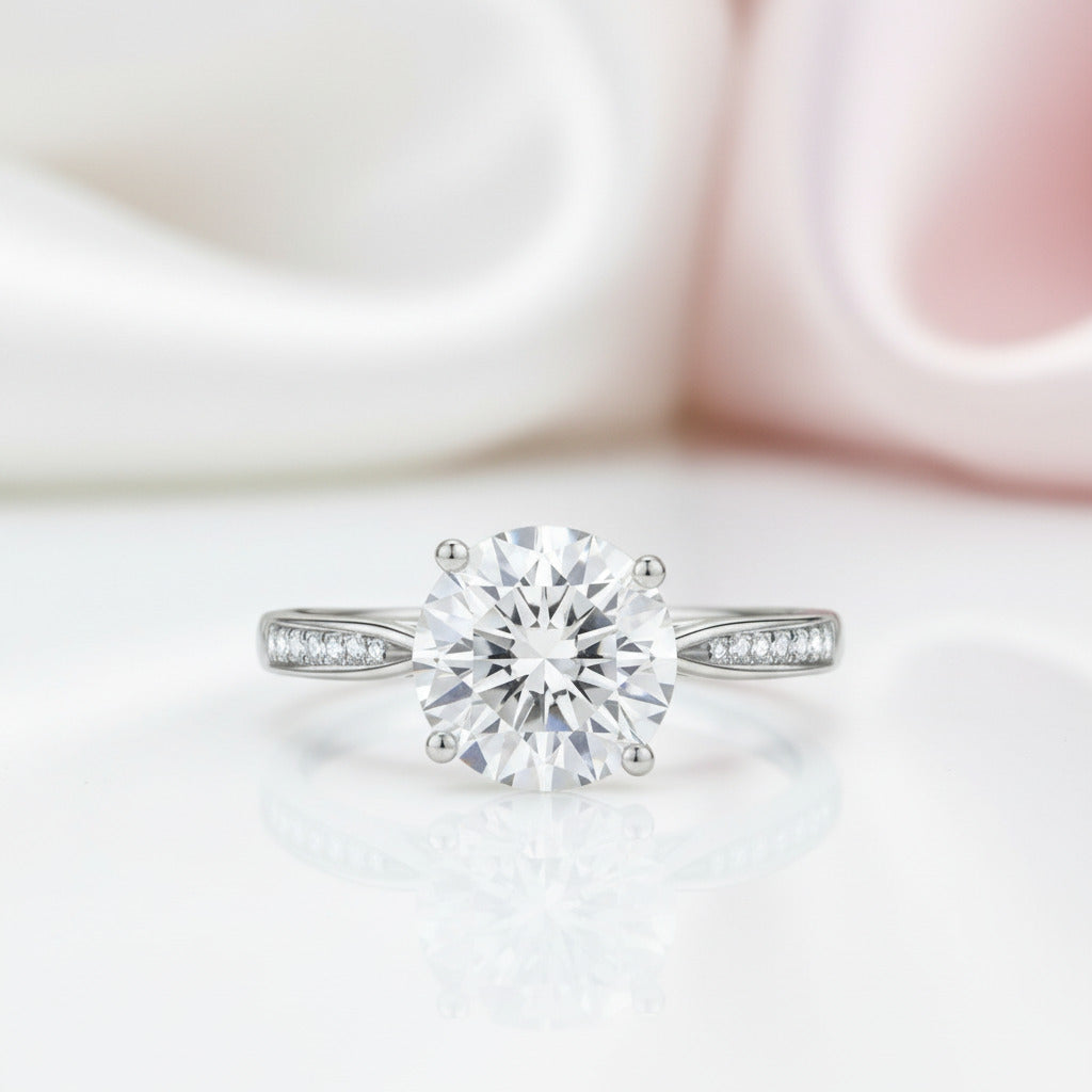 2.5ct Diamond Option 9mm Luxury Ring-Black Diamonds New York