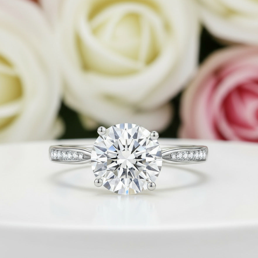 2.5ct Diamond 9mm Luxury Ring-Black Diamonds New York