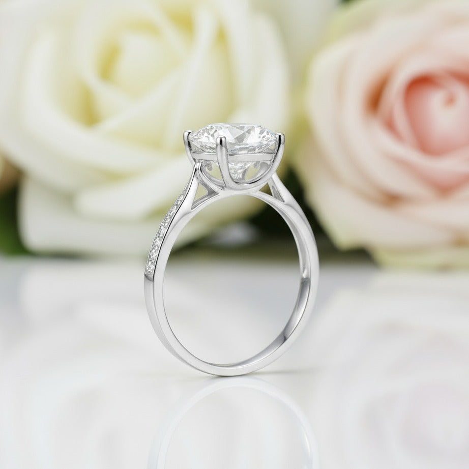 2.5ct Diamond 9mm Luxury Ring-Black Diamonds New York