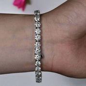 29.0 Ctw Round Cut Diamond Tennis Bracelet-Black Diamonds New York
