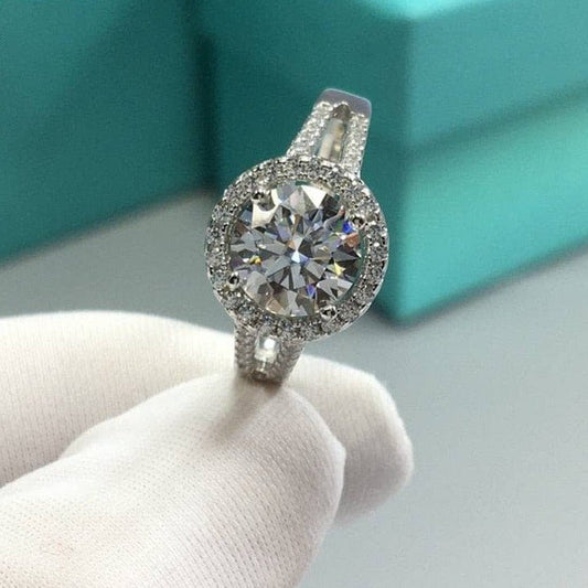 2ct 8mm Round Diamond Wedding Ring-Black Diamonds New York
