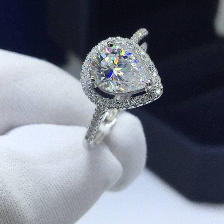 Moissanite Wedding Ring by Black Diamonds New York
