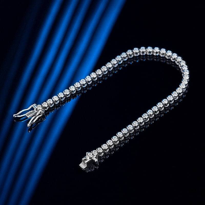 2mm All Diamond Tennis Bracelet-Black Diamonds New York