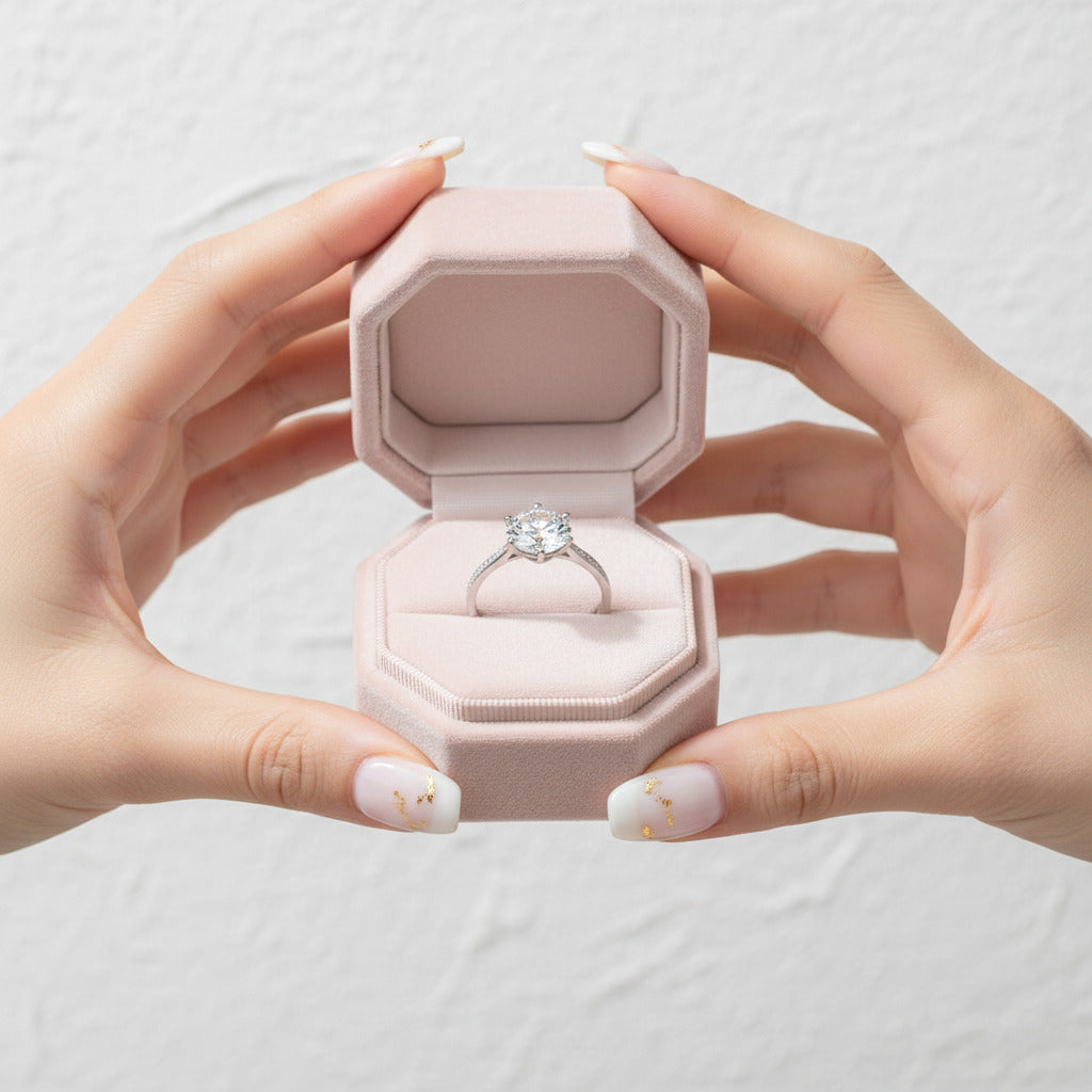 3.0 Ct Pink Diamond Engagement Ring-Black Diamonds New York