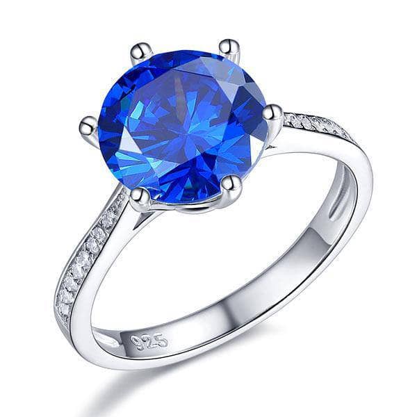 3 Carat Created Diamond Wedding/Engagement Ring-Black Diamonds New York