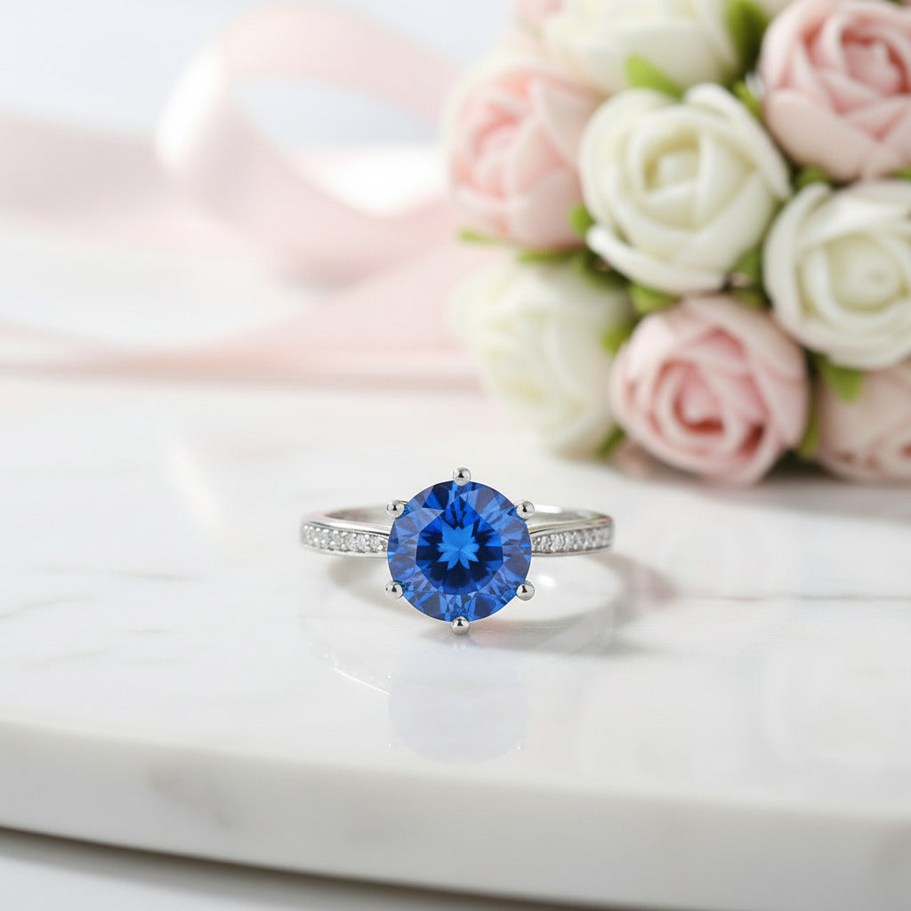 3.0 Ct Pink Diamond Engagement Ring-Black Diamonds New York