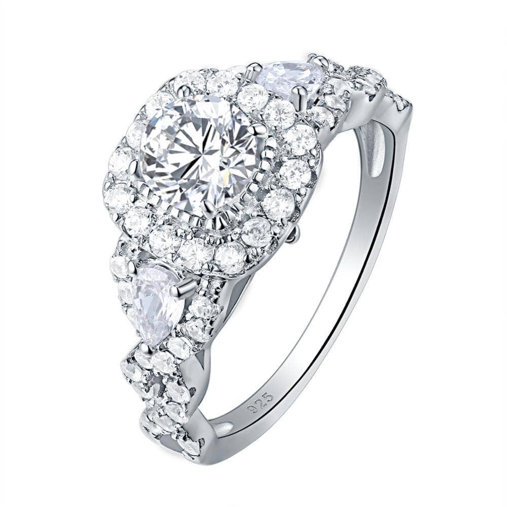 3 Pcs 2.7Ct White EVN Stone Engagement Ring Set-Black Diamonds New York