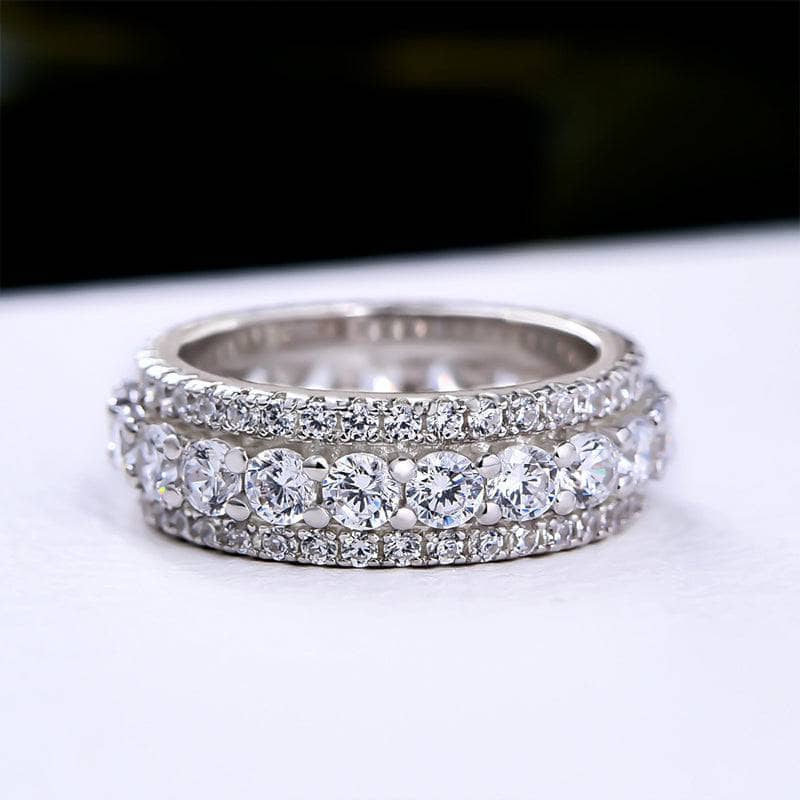 Designer Rose Gold Diamond Wedding Band Ring for Women - JeenJewels