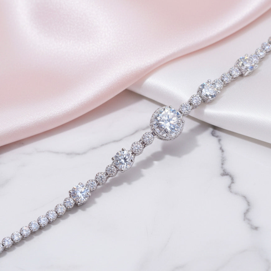 3.0 Ct Round Diamond Option Bracelet-Black Diamonds New York