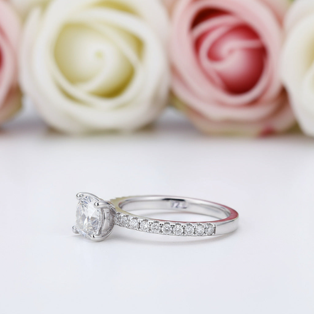 3.0ct Diamond 925 Sterling Silver Wedding Ring-Black Diamonds New York