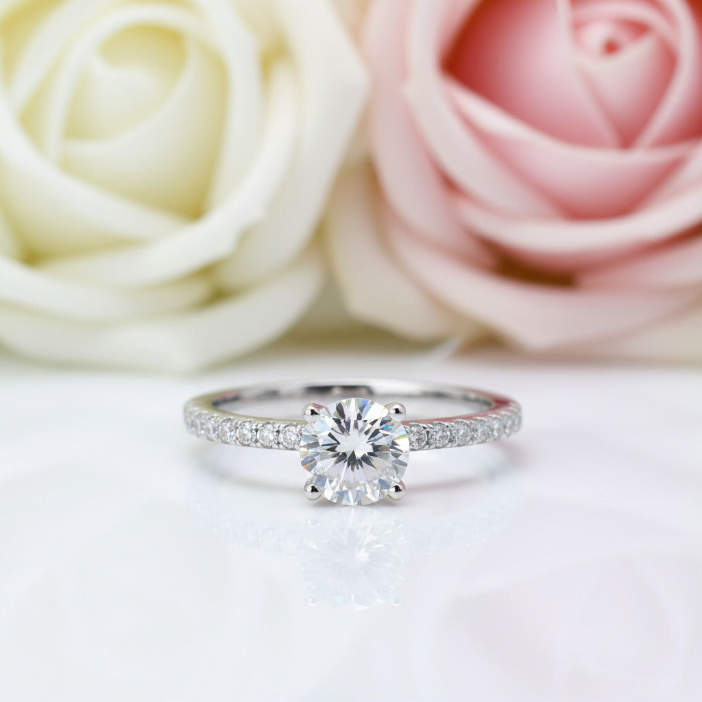 3.0ct Diamond 925 Sterling Silver Wedding Ring-Black Diamonds New York