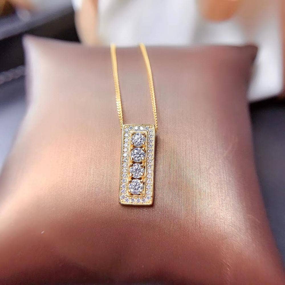 Moissanite Diamond Necklace by Black Diamonds New York
