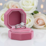 3ct Diamond Four Prong Interweaving Engagement Ring-Black Diamonds New York