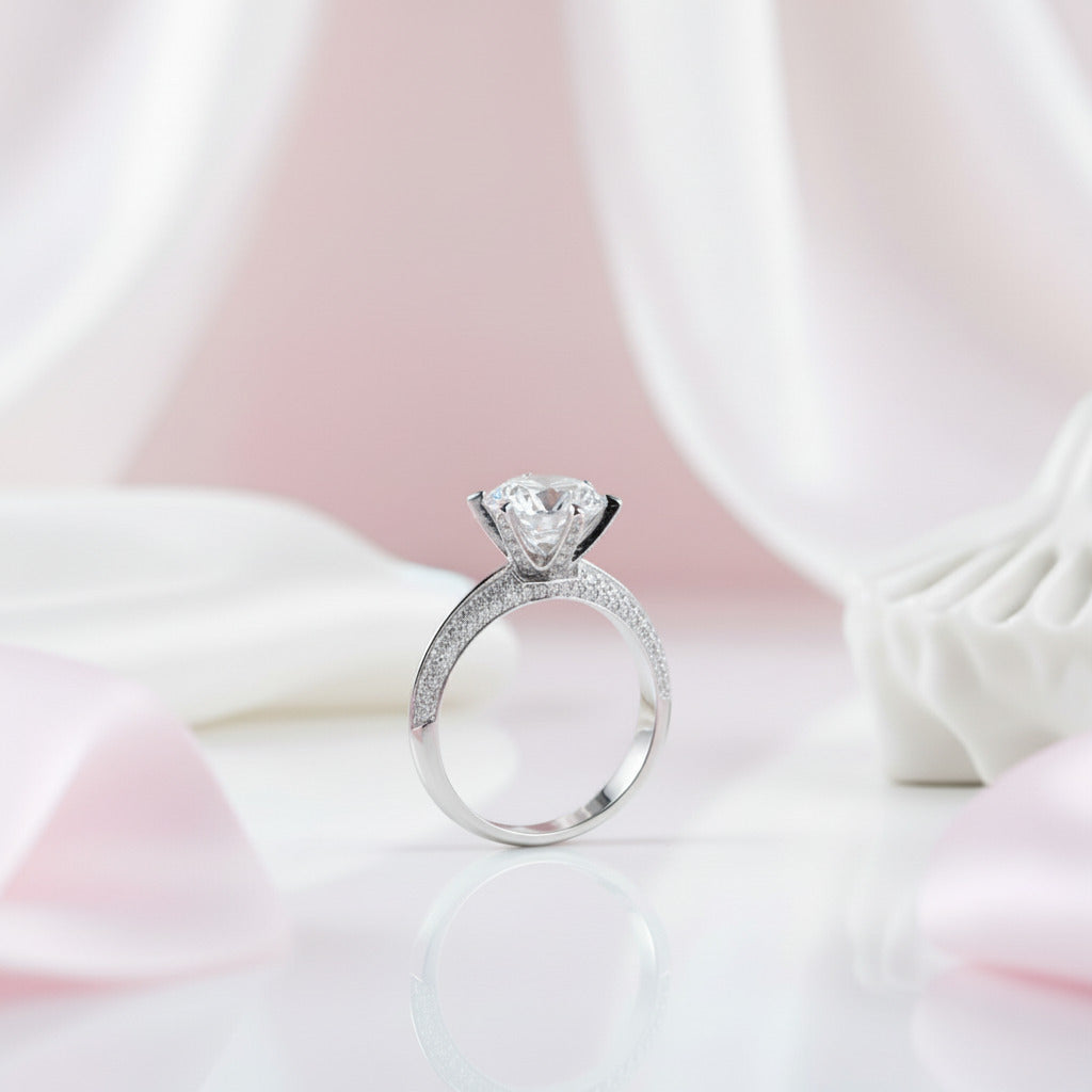 3ct Diamond Option Ring Engagement Ring-Black Diamonds New York