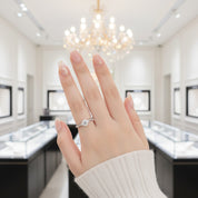 3ct Diamond Option Six Prong Engagement Ring-Black Diamonds New York