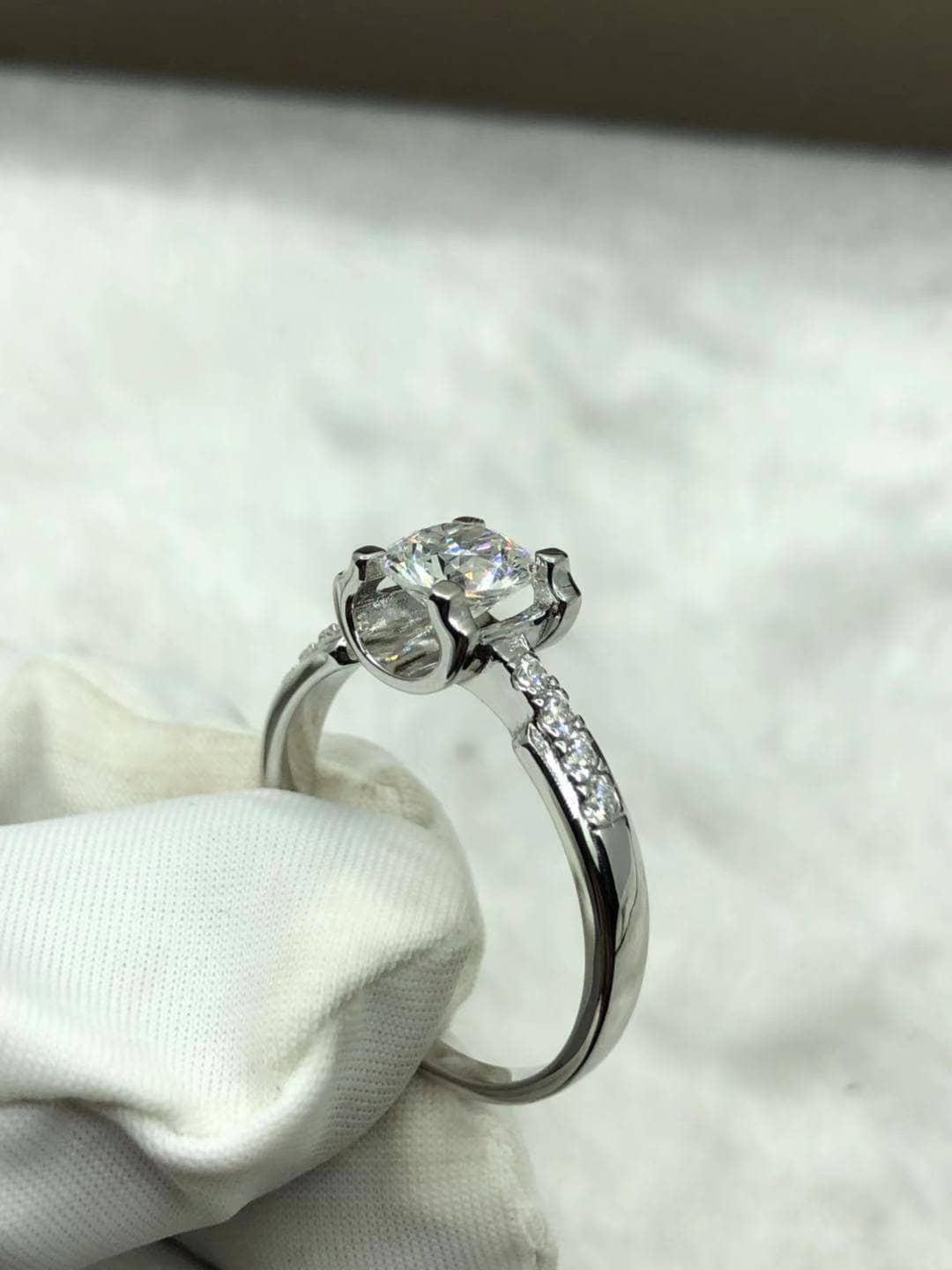 3ct Ox Head Diamond Engagement Ring-Black Diamonds New York