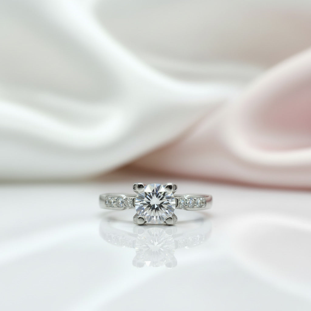 3ct Ox Head Diamond Option Engagement Ring-Black Diamonds New York