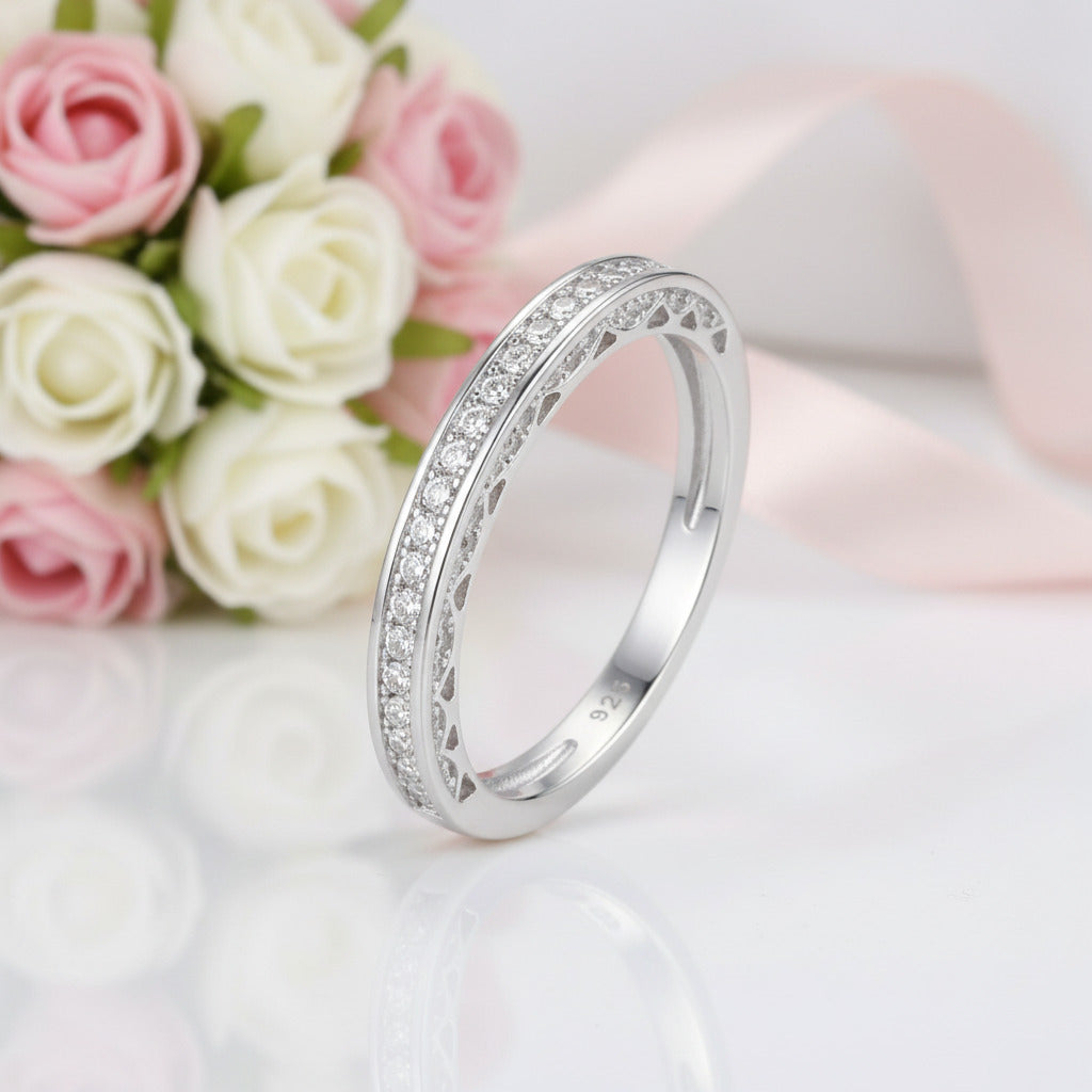 3pcs 2.8ct Princess Cut White Diamond Option Halo Engagement Ring Set-Black Diamonds New York
